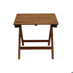 Table basse de jardin pliante en bois massif L40 cm ITZA