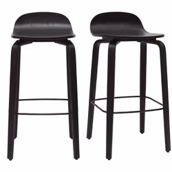 Design contemporain et esprit vintage inspirent les silhouettes des tabourets de bar OBRA ! Allégés par un élancé piètement l ...