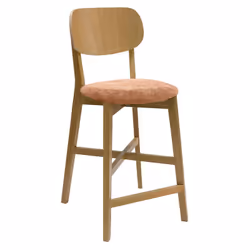 Le tabouret de bar LUCIA s'intègre avec douceur dans de nombreux styles d'intérieurs... Sobriété et charme authentique, s'exp ...