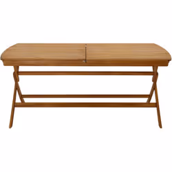 Table de jardin extensible rallonges intégrées en bois massif L180-240 cm CANOPEE