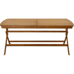 Table de jardin extensible rallonges intégrées en bois massif L180-240 cm CANOPEE