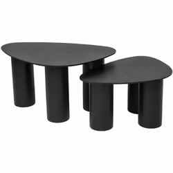 Tables basses gigognes FOLEEN : fini la rigueur, faites place à la douceur ! Autrefois cantonnés aux intérieurs rétros, les m ...