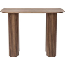 Console design en bois foncé L100 cm foleen
