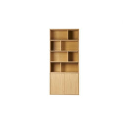 Bibliothèque finition bois clair chêne L92 cm NAGANO