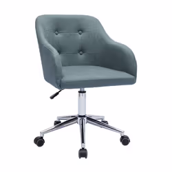 Apportez style et confort à votre espace de travail avec la chaise de bureau vert de gris BALTIK. Conçue pour allier élégance ...