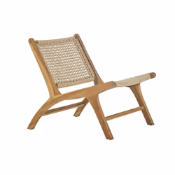 Authenticité tressée : le fauteuil lounge SUMBA Le fauteuil Lounge SUMBA est une véritable invitation au voyage. Fabriqué à p ...