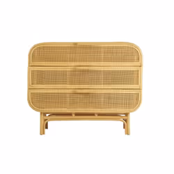 Commode en rotin 3 tiroirs L100 cm LUWAK
