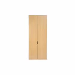 Miliboo - Armoire avec penderie finition bois chêne L90 cm GARENCE
