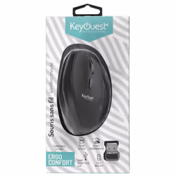 KeyOuest KO004845 souris Droitier RF sans fil Optique 1600 DPI