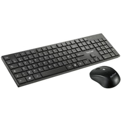 KeyOuest KO010846 clavier Souris incluse RF sans fil AZERTY Français Noir