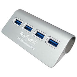 KeyOuest KO018361 hub & concentrateur USB 3.2 Gen 1 (3.1 Gen 1) Type-C Aluminium