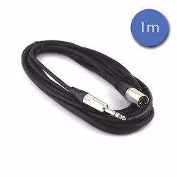 Câble XLR - NEUTRIK - 1m - Jack 6.35 mâle - Symétrique - Professionnel sans bruit