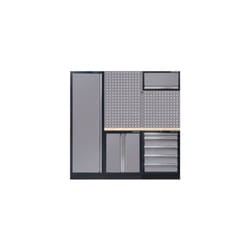King Tony - Demi mobilier d'atelier option gauche - gris