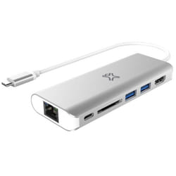 XtremeMac XM-HUB6-MC-SLV USB 3.2 Gen 1 (3.1 Gen 1) Type-C Aluminium