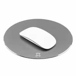 XtremeMac ALUMINUM GRIS, Aluminium, Gris, Monochromatique, Aluminium, Base antidérapante