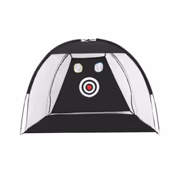 Tente Filet dEntraînement Golf 200m Noir & Blanc