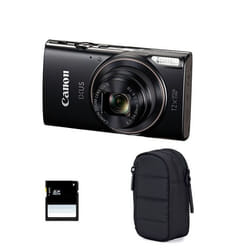 Canon appareil photo apn compact compact ixus 285 hs noir+ sac et carte sd 4 go
