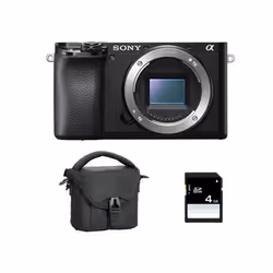 Sony appareil photo hybride alpha 6100 noir nu + sac + sd 8 go