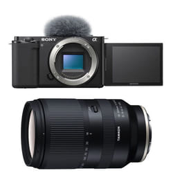 Hybride Sony appareil photo hybride alpha zv-e10 noir + tamron 18-300 vc noir