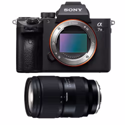 Sony appareil photo hybride alpha 7 III + tamron 28-75mm g2 f/2.8 di III vxd fe