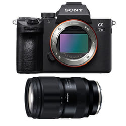 Sony appareil photo hybride alpha 7 III + tamron 28-75mm g2 f/2.8 di III vxd fe