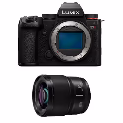 Panasonic appareil photo hybride lumix s5 mark II + objectif 85mm f/1.8