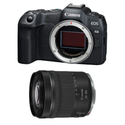Canon EOS R8 + RF 24-105mm F4-7.1 IS STM MILC 24,2 MP CMOS 6000 x 4000 pixels Noir