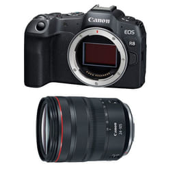 Canon appareil photo hybride eos r8 + rf 24-105mm f/4l is usm