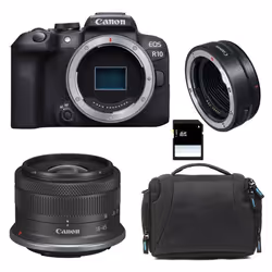 Appareil photo hybride - CANON - EOS R10 - 242 Mégapixels - Vidéo 4K - Accessoires inclus