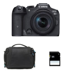 Appareil photo hybride - CANON - EOS R7 - 32.5 MP - Objectif RF-S 18-150mm - Garantie 3 ans