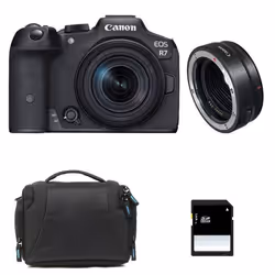 Appareil photo hybride - CANON - EOS R7 - 32.5 Mpixels - Zoom 18-150mm - Garantie 3 ans