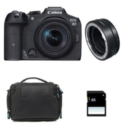 Appareil photo hybride - CANON - EOS R7 - 32.5 Mpixels - Zoom 18-150mm - Garantie 3 ans