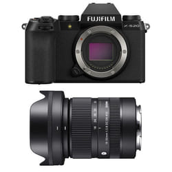 Fujifilm appareil photo hybride x-s20 noir + sigma 18-50mm