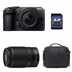 Appareil photo hybride NIKON Z30 - Objectif 16-50 mm - 20.9 MP - 4K - Sac et Carte SD 8 Go inclus