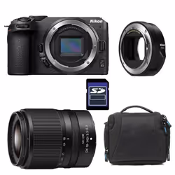 Appareil photo hybride NIKON Z30 - Objectif Z 18-140 - 20.9 MP - 4K - Accessoires inclus