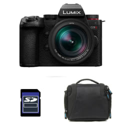 PANASONIC LUMIX G9 II Noir + 12-60 f/2.8-4.0 + Sac et Carte SD 4 Go