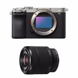 Sony appareil photo hybride alpha 7c II silver + fe 28-70