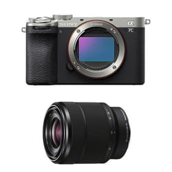 Sony appareil photo hybride alpha 7c II silver + fe 28-70