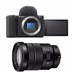 Sony appareil photo hybride alpha zv-e10 II noir + 18-105 g