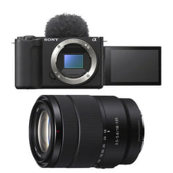 Sony appareil photo hybride alpha zv-e10 II noir + 18-135