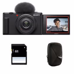 Sony compact compact zv-1f + sac + sd 8 go