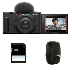 Sony compact compact zv-1f + sac + sd 8 go