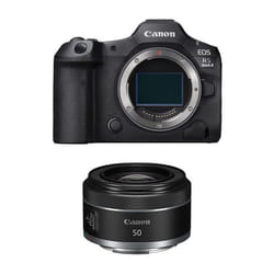 Hybride Canon appareil photo hybride eos r5 mark II + objectif rf 50mm f/1.8 stm