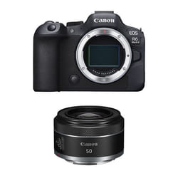 Hybride Canon appareil photo hybride eos r6 mark II + objectif rf 50mm f/1.8 stm