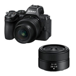 Hybride Nikon appareil photo hybride z5 II + objectif z 24-50mm f/4-6.3 + z 28mm f/2.8