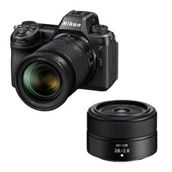 Hybride Nikon appareil photo hybride z6 III + objectif z 24-70mm f/4 s + z 28mm f/2.8