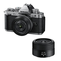Hybride Nikon appareil photo hybride zf silver + objectif nikkor z 40mm f/2 se + z 28mm f/2.8