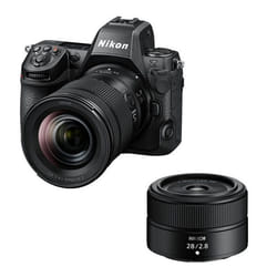 Hybride Nikon appareil photo hybride z8 + objectif z 24-120mm f/4 s + z 28mm f/2.8