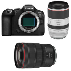 Hybride Canon appareil photo hybride eos r6 mark III + rf 24-70mm f/2.8 l is usm + rf 70-200mm f/2.8 l is usm