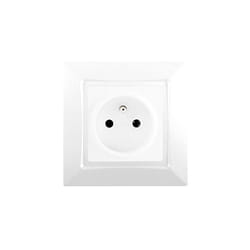Siemens - delta one prise de courant 2P+T complet blanc SIE003667